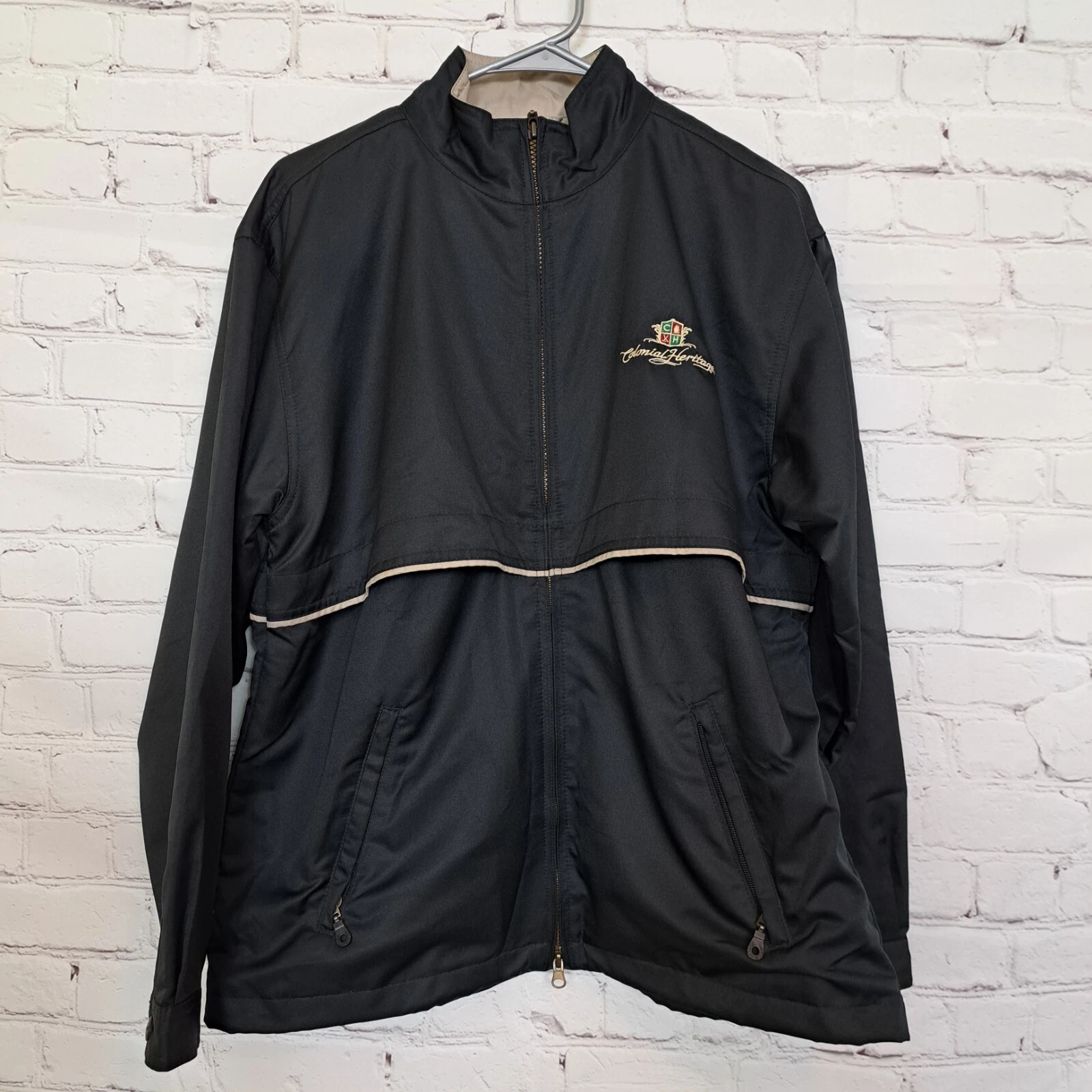 Cutter & Buck Black Windbreaker Lightweight Jacket Men Size Medium