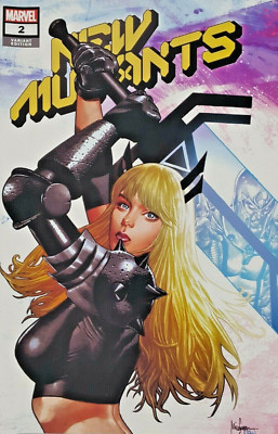 New Mutants #2 Mico Suayan Trade Variant Cover Comics Elite Unknown Comic Marvel