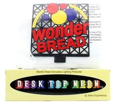 MILLER ENGINEERING DESKTOP NEON SOCKEL MIT WUNDERBROT SCHILD