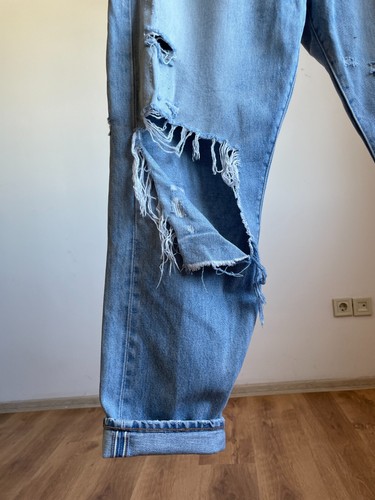 Levi’s Made&Crafted Draft Wide Taper Distressed Selvedge Denim Size 33 - Picture 8 of 16
