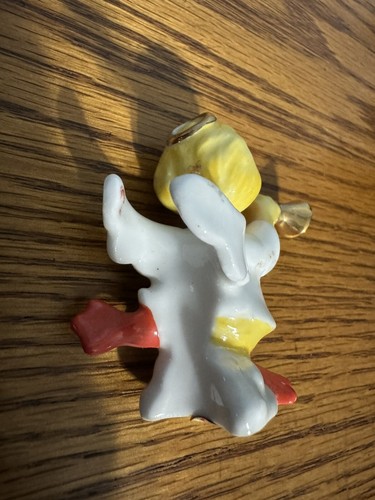 Suzy’s Zoo Candle Climbers Angelo Pulcino/Anatra Coppia di Candele Portacandele Porcellana Vintage - Foto 4 di 9