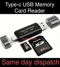 Typ - C, USB SD Speicherkartenleser High Speed SDHC SDXC MMC Micro SD Mobil