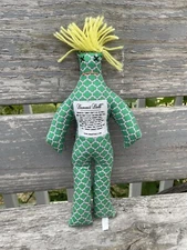 Dammit Doll Green Purple With Yellow Hair
