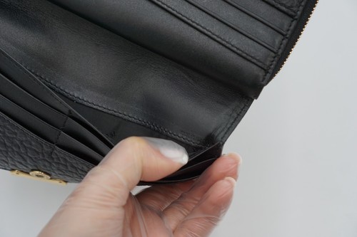 Portafoglio continentale Burberry firmato pelle di vitello grana check goffrato Alvington - Foto 10 di 13
