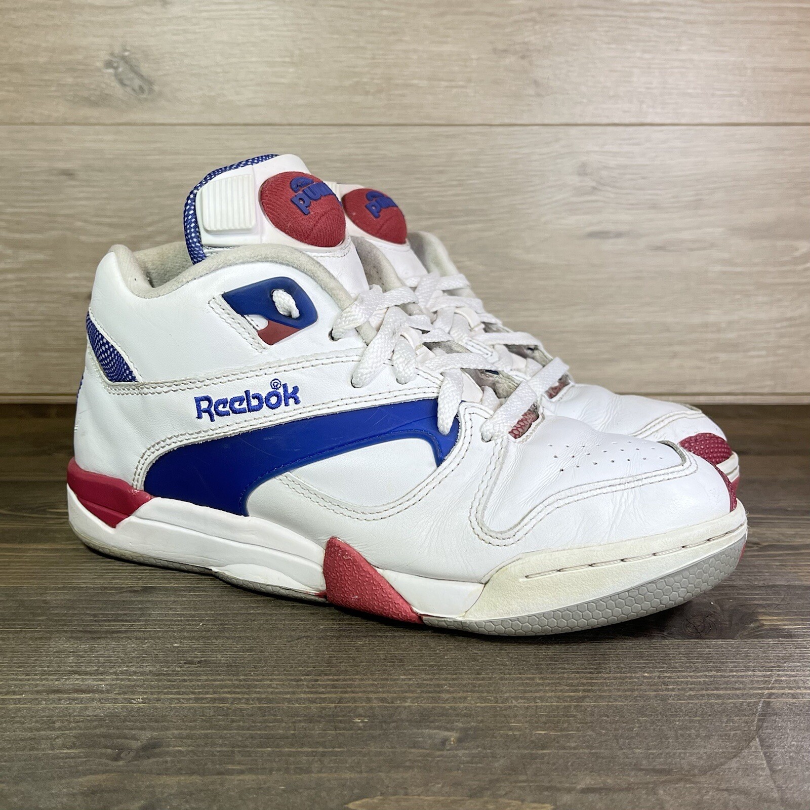 Reebok Court Victory Pump Mens Sz 8 Red 