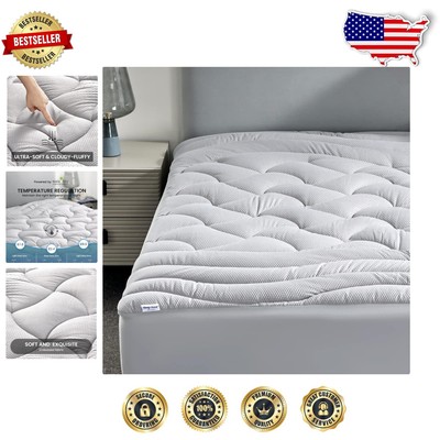 Lightweight Twin XL Cooling and Breathable Mattress Topper for College Living