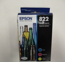 ***NEW~Epson 822 Standard Capacity Cyan Magenta Yellow T822520-S/T822520-CP