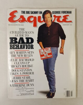 Esquire Magazine For Men February 1995 Vol 123 No 2 Tim Allen