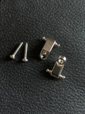 USA Seller 2x Chrome Guitar String Tree for Fender Standard MIM Tele Strat.