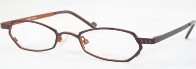 Ogi HERITAGE 2230 738 DARK BROWN /BURNT ORANGE EYEGLASSES 46-19-140mm (NOTES)