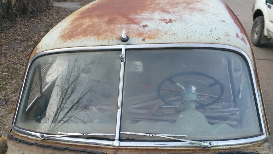 Soporte para moldura de parabrisas cromado TRIM 1949 Buick Roadmaster 1948 1950 1953 49 Foto 3 de 4