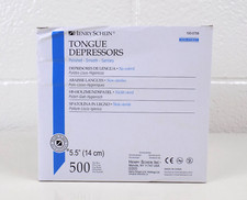 Henry Schein Wooden Tongue Depressors Non Sterile 500pc 5.5" 14cm Medical Grade
