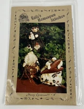 Katie's Homespun Stitches Craft Pattern Merry Christmas Santa Snow Angel