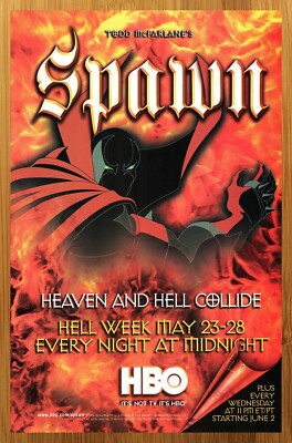 1999 HBO Todd McFarlane's Spawn Animated Series Print Ad/Poster TV Promo  Art 90s