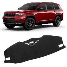 For 2021-2025 Jeep Grand Cherokee L Dash Cover Dashmat Dashboard Mat Accessories