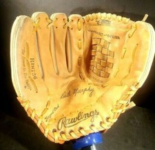Baseball Rawlings RBG36 Dale Murphy 12 inch Fastback Leather Baseball Glove LHT
