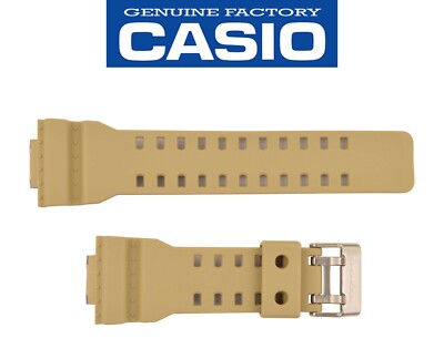 CASIO G-SHOCK  Watch Band Strap GA-100L-8A Original Beige Rubber