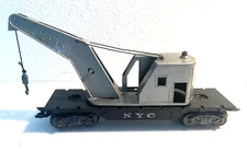 Marx O/O27 Gauge NYC Crane Car