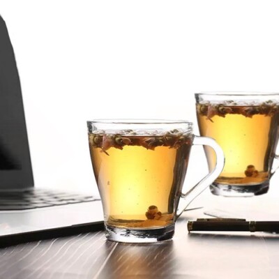 Pasabahce Teetasse klar chroma 2-teiliges Set Geschenk