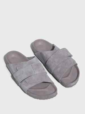 靴 BIRKENSTOCK KYOTO EU37 JP24cm Kyoto Nubuck-Suede Leather Stone Coin | BIRKENSTOCK
