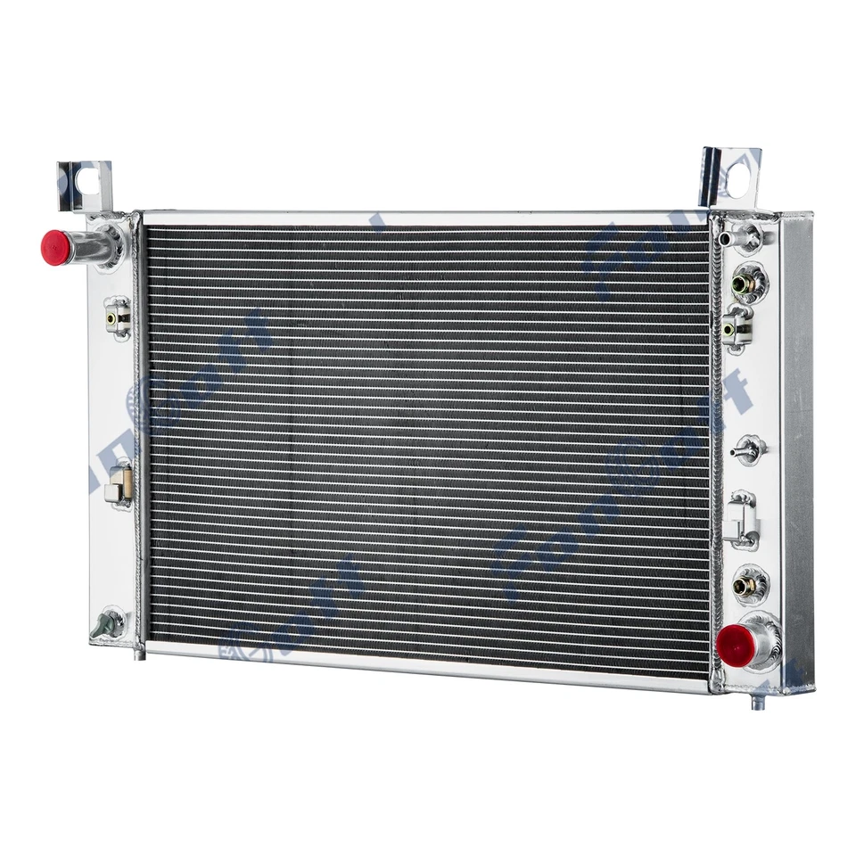 3 Rows Radiator For 1999-2013 GMC Sierra Suburban Tahoe Yukon Chevy Silverado Foto 2 de 4