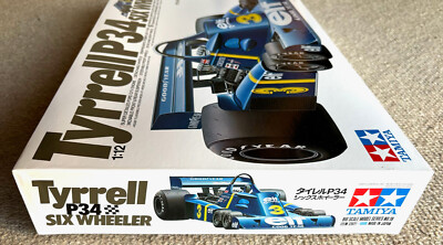 TAMIYA 1/12 TYRRELL P34 SIX WHEELER F1 Racing Car Plastic
