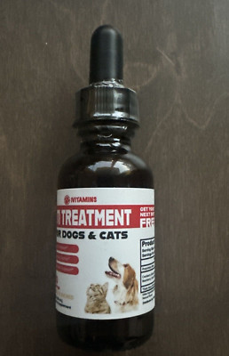 UTI Treatmeant Dogs Cats Liquid Drops Cranberry Pumpkin Maple Flavor 1 oz