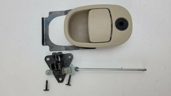 2002-2007 Buick Rendezvous Glove Box Latch Handle Beige with Screws OEM - Image 2 of 3