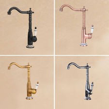 Deck Mounted Brass Kitchen Bathroom Ceramic Base Faucet Mixer Water Tap szh036