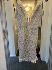 Naanaa BNWT Pale Blue Lace dress came style Size 8