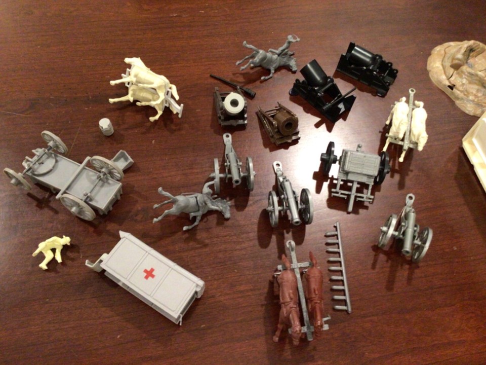 Vintage Marx Battle of the Blue and Gray Civil War Playset eBay