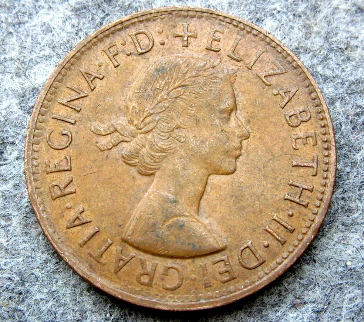 AUSTRALIA ELIZABETH II 1964 ONE PENNY, KANGAROO | eBay