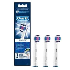 Oral B Pro White 3D White Electric Toothbrush Replacement Heads 3 ct