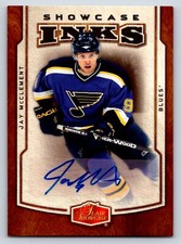 Jay McClement St. Louis Blues Auto 2006-07 Flair Showcase AU 16693