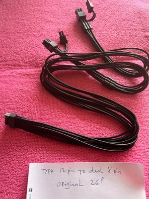 CORSAIR 12 PIN TO Dual 8  PIN PCIExpress POWER CABLE  for Corsair RM750X ,RM850X