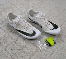 Nike Zoom Rival Sprint White Track Field Sprinting Spikes Mens 11.5 DC8753-100