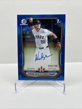 Nick Monistere Bowman 2026 Blue Refractor /150 Auto