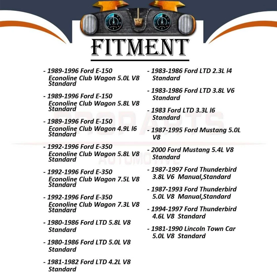 Eje trasero GMB 2X todas las juntas juntas juntas universales en U para Ford Crown Victoria 2003 Foto 3 de 4