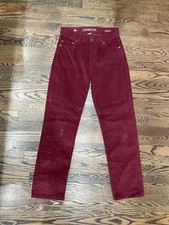JCrew Crewcuts Boys Maroon Corduroy Dress Pants Stretch Size 16