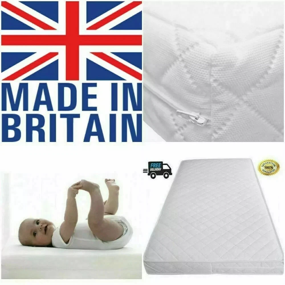 Extra Soft Cot Bed Mattress 160 x 80 / 160x70 (24/48 Hour Delivery)** MADE IN UK