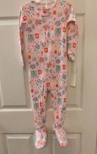 New Carter's 3T Toddler One Piece Cotton Pajama With Feet