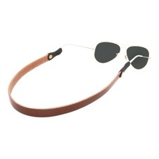 Leather Sunglass Strap - Handmade w/Thick Full-Grain Leather High-Stretch S...