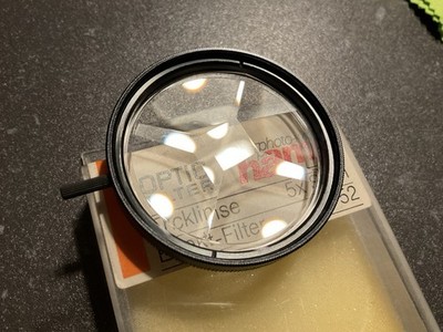 Hama Tricklinse 5x Stern Effektfilter M 52   mit Verstellhebel   Vintage OVP