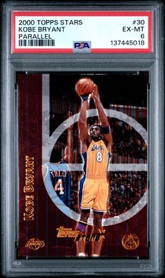 2000-01 Topps Stars #30 Kobe Bryant Parallel /299 PSA 6 Pop 1, None Higher!