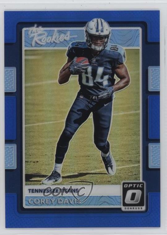 2017 Donruss Optic The Rookies Blue Prizm 47/149 Corey Davis #3 RC 5m2