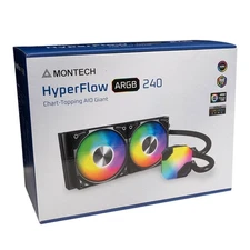 Montech HyperFlow ARGB 240 AIO CPU Liquid Cooler Intel & AMD Compatible NIB