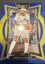 2024-25 Panini Select - Concourse Jordan Clarkson #19 Blue Prizm
