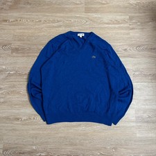 Vintage Lacoste Pullover Sweater in Blau Größe XL §577