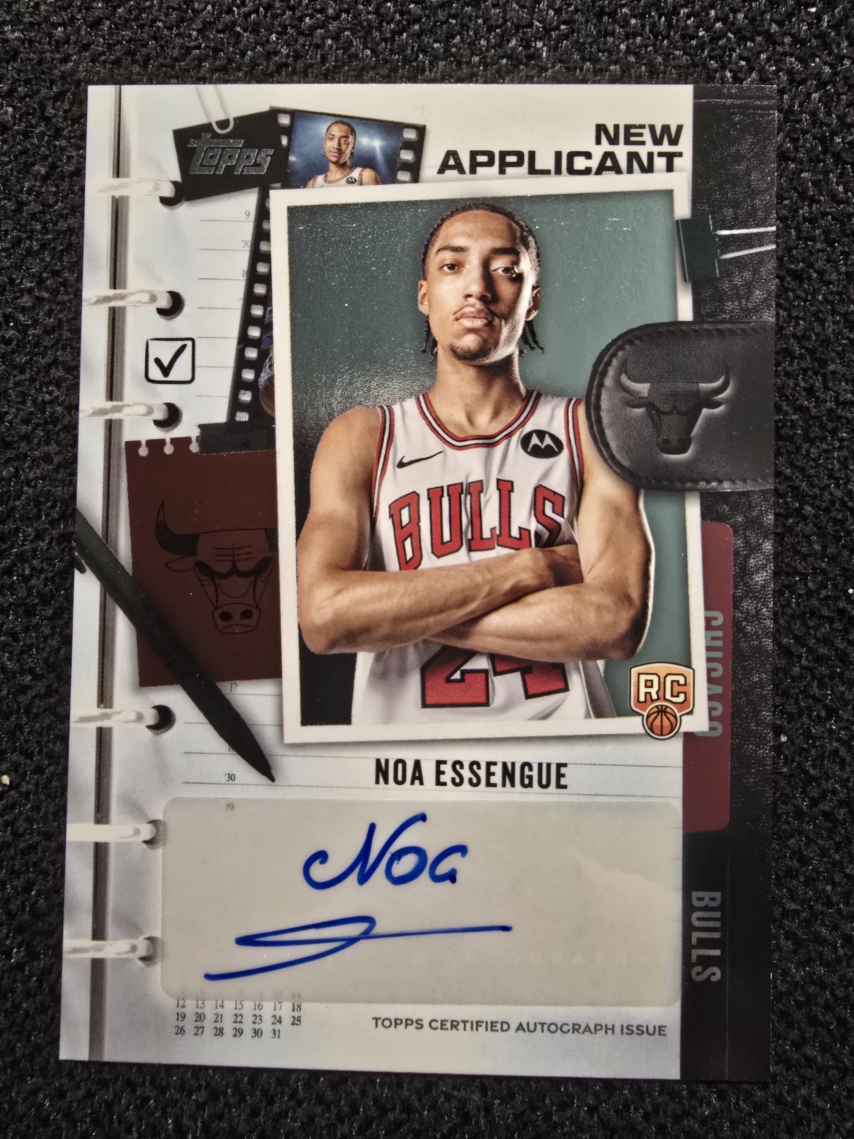 2025-26 Topps - New Applicants Autographs Noa Essengue #NA-NE (AU, RC)