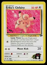 Pokemon Card Gym Challenge Erika's Clefairy 40/132 Unlimited Uncommon